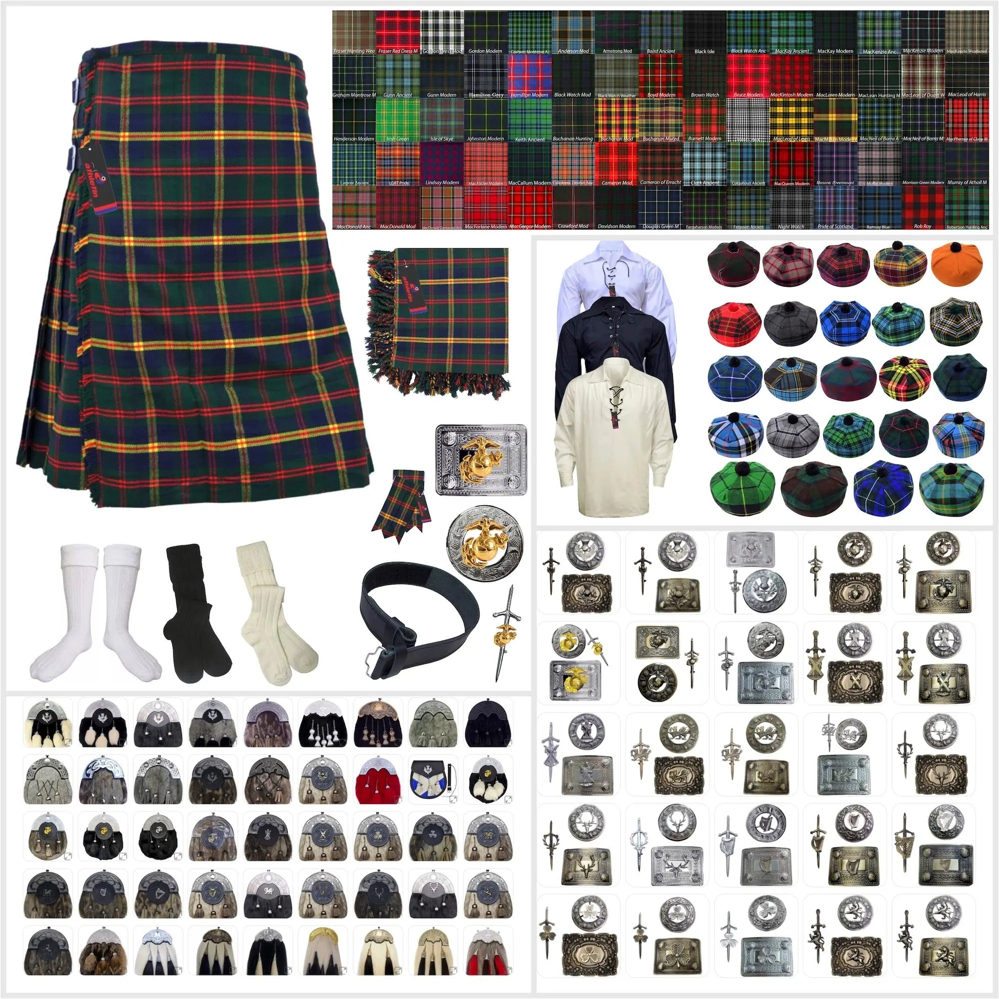 US Marine Corps Leatherneck Kilt Outfit