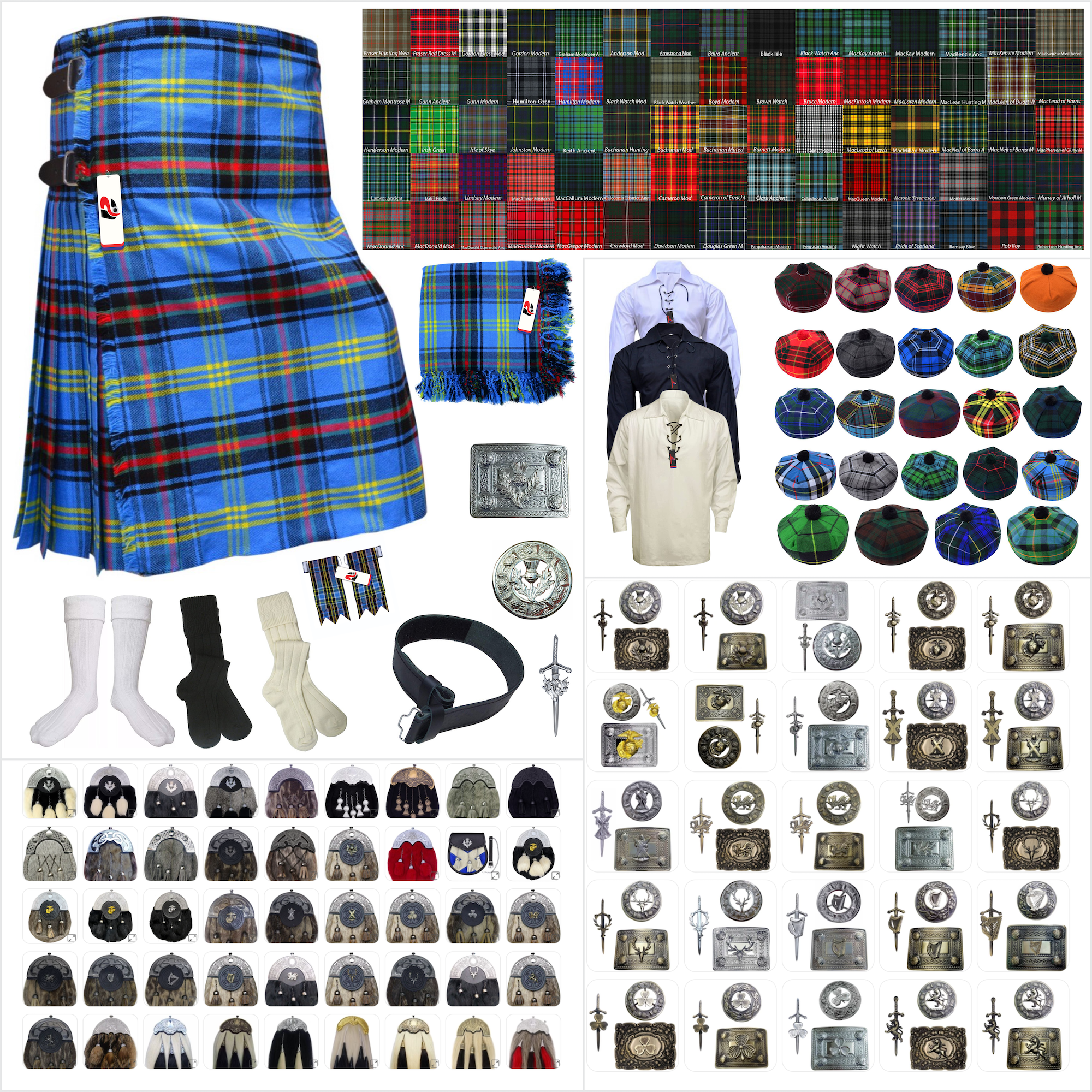 Scottish Macleod of Lewis Ancient Clan Crest Tartan Shoulder Handbag